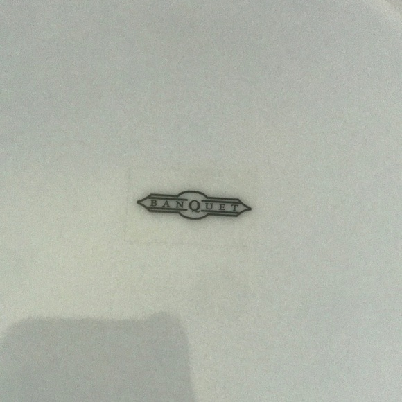 BANQUET 2 tier service white plates black rack NEW 9” X 10” - Picture 10 of 11